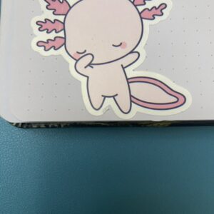 Kawaii-inspired Dabbing Axolotl